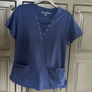 Easy Stretch Small Navy Scrub Set